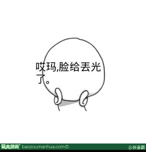 哎玛，脸给丢光