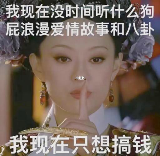 我现在没时间听什么狗 屁浪漫爱情故事和八卦  我现在只想搞钱