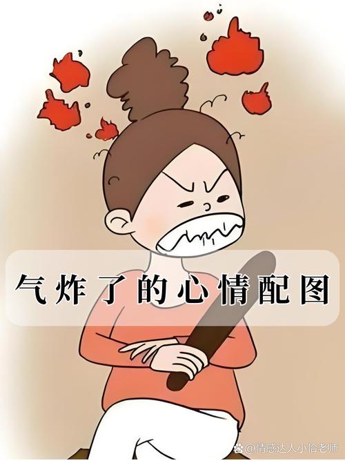 气炸了的心情配图 @情感达人小恰老师