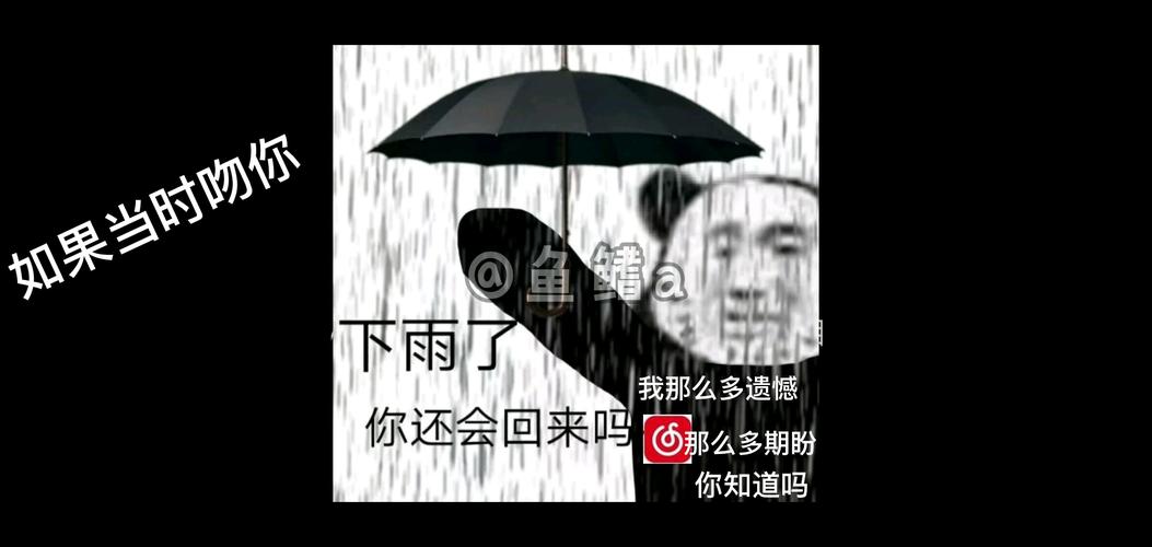 如果当时吻你 下雨了 我那么多遗憾 你还会回来吗 那么多期盼 你知道吗