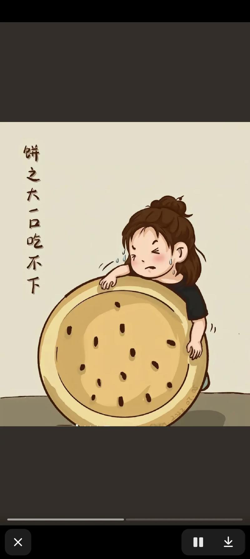 饼 之大二口吃不下