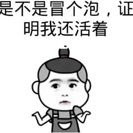 是不是冒个泡，证 明我还活着