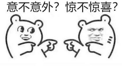 意不意外？ 惊不惊喜？