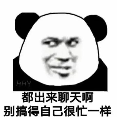 都出来聊天啊 别搞得自己很忙一样