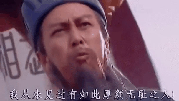 我从未见过有如此厚颜无耻之人！